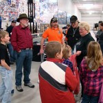 Bob Chandler met with fans of all ages during the meet and greet Wednesday night.